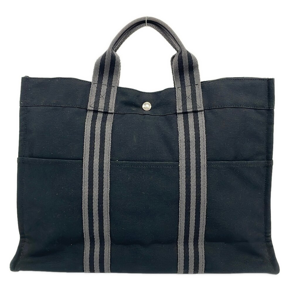Hermès Fourre Tout Tote PM Tote Bag Black Gray